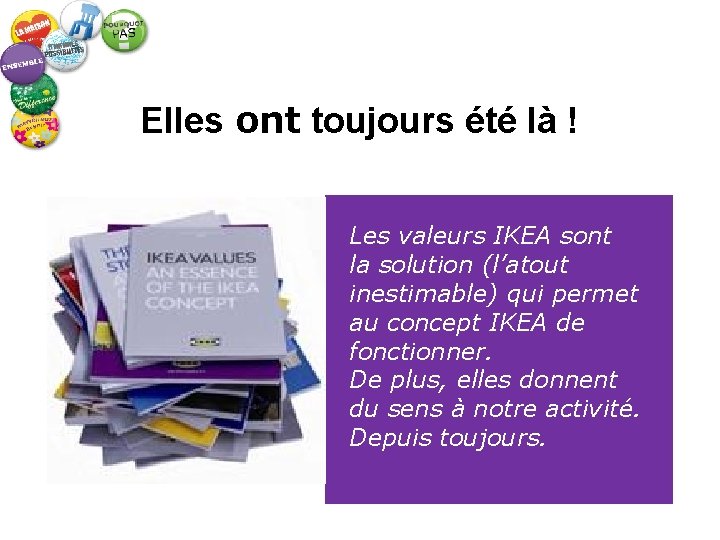 Elles ont toujours été là ! Les valeurs IKEA sont la solution (l’atout inestimable)