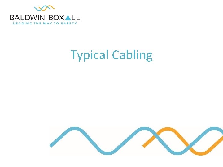 Typical Cabling 