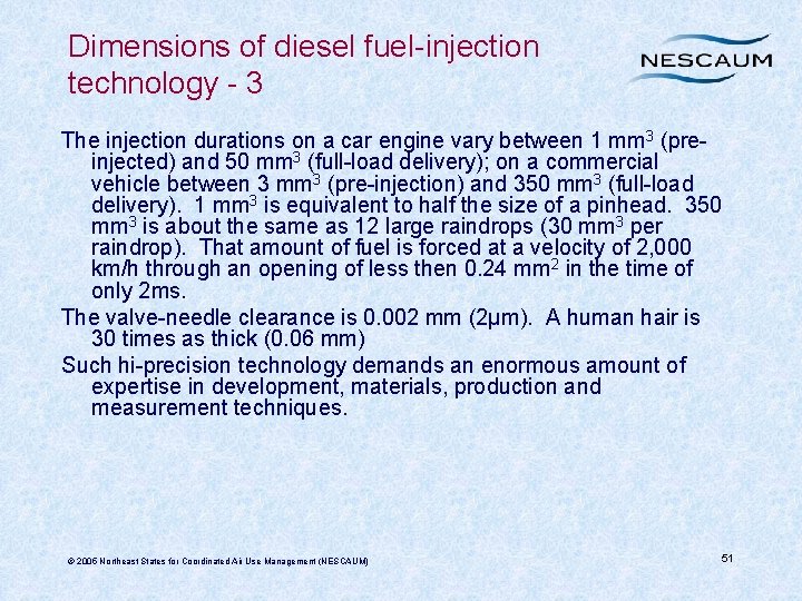 Dimensions of diesel fuel-injection technology - 3 The injection durations on a car engine