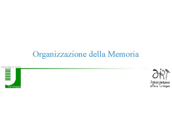 Organizzazione della Memoria 