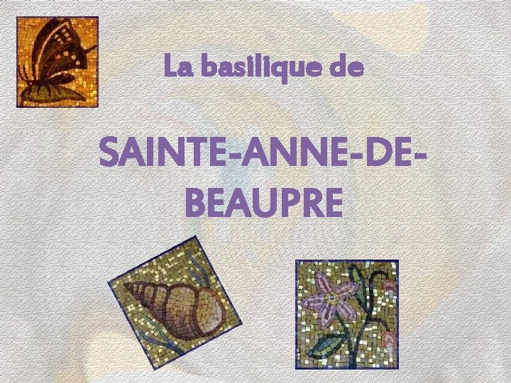 La basilique de SAINTE-ANNE-DEBEAUPRE 
