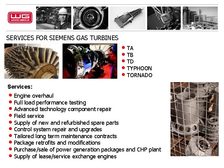 Wood Group Light Industrial Turbines Ltd ENERGY SUPPORTING