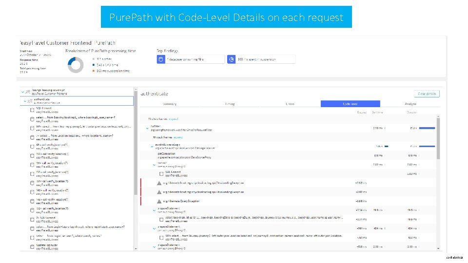Pure. Path with Code-Level Details on each request confidential 