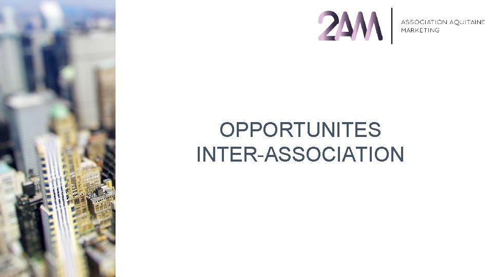 OPPORTUNITES INTER-ASSOCIATION 