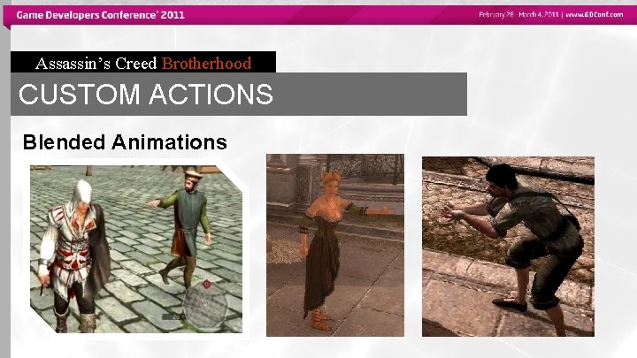 Assassin’s Creed Brotherhood CUSTOM ACTIONS Blended Animations 