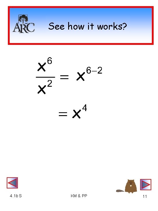 See how it works? 4. 1 b S KM & PP 11 
