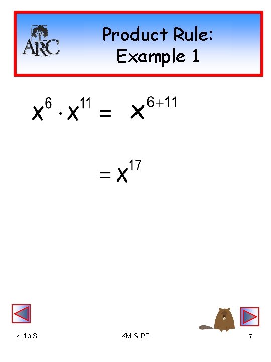 Product Rule: Example 1 4. 1 b S KM & PP 7 