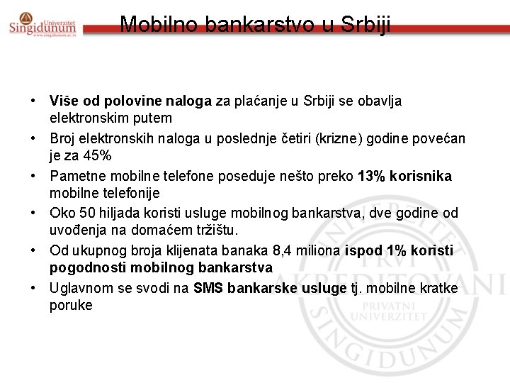 Mobilno bankarstvo u Srbiji • Više od polovine naloga za plaćanje u Srbiji se