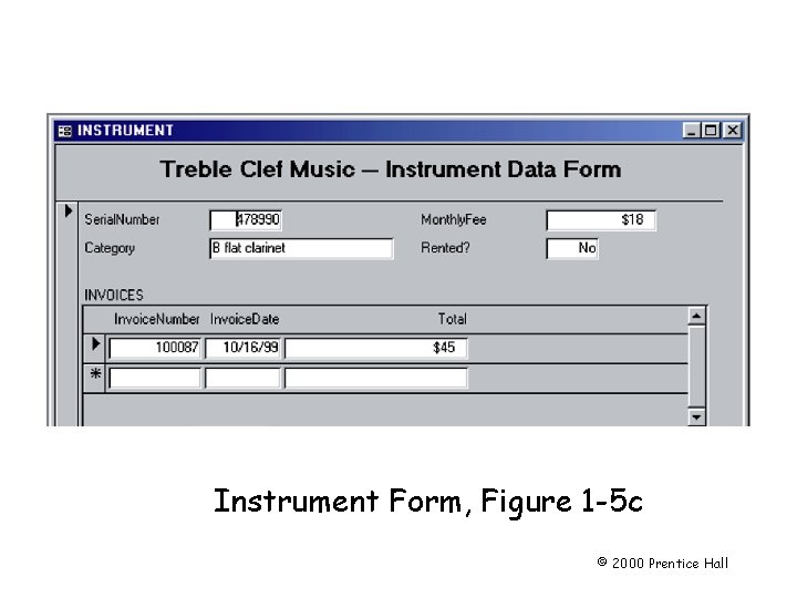 Page 8 Instrument Form, Figure 1 -5 c © 2000 Prentice Hall 