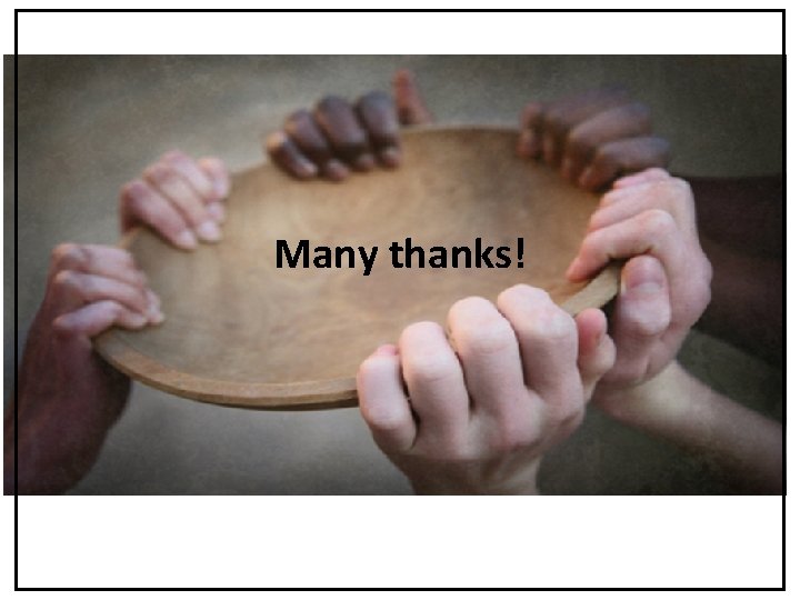 Many thanks! 