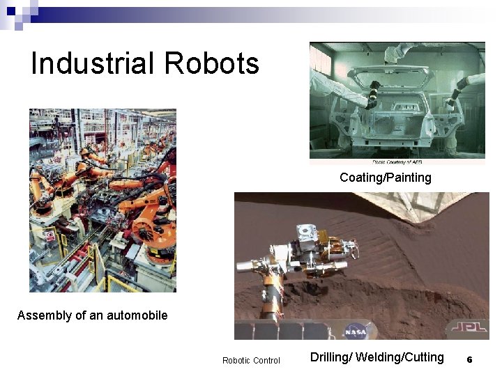 Industrial Robots Coating/Painting Assembly of an automobile Robotic Control Drilling/ Welding/Cutting 6 