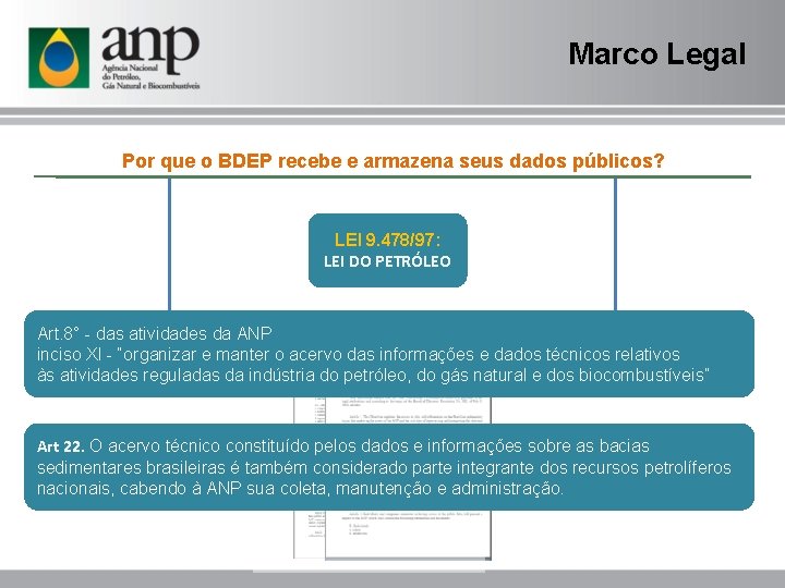 Marco Legal Por que o BDEP recebe e armazena seus dados públicos? LEI 9.