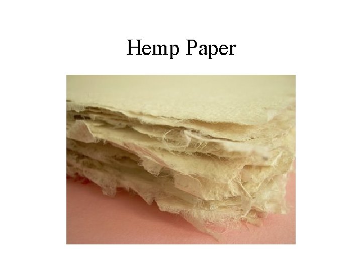 Hemp Paper 