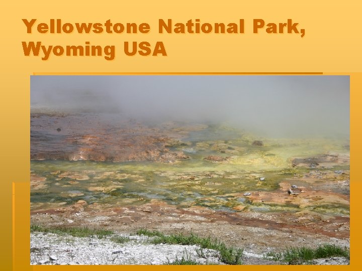 Yellowstone National Park, Wyoming USA 