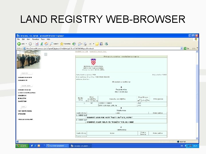 LAND REGISTRY WEB-BROWSER 