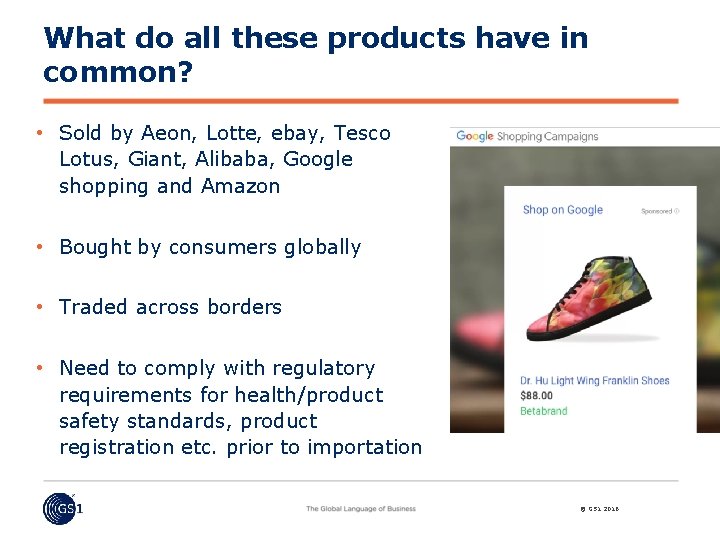 What do all these products have in common? • Sold by Aeon, Lotte, ebay,