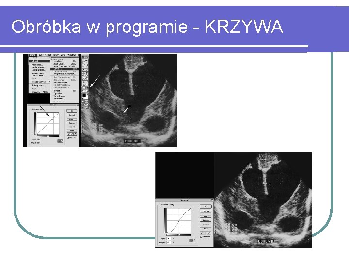 Obróbka w programie - KRZYWA 