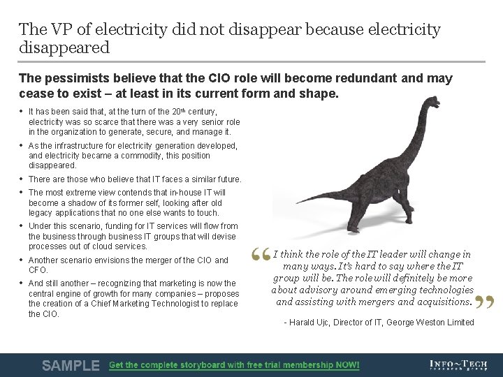 The VP of electricity did not disappear because electricity disappeared The pessimists believe that