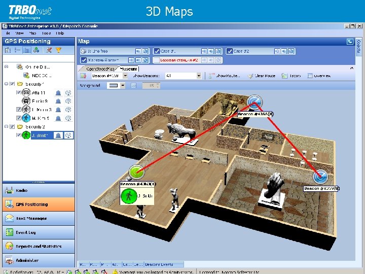 TRBOnet 3 D Maps Indoor 