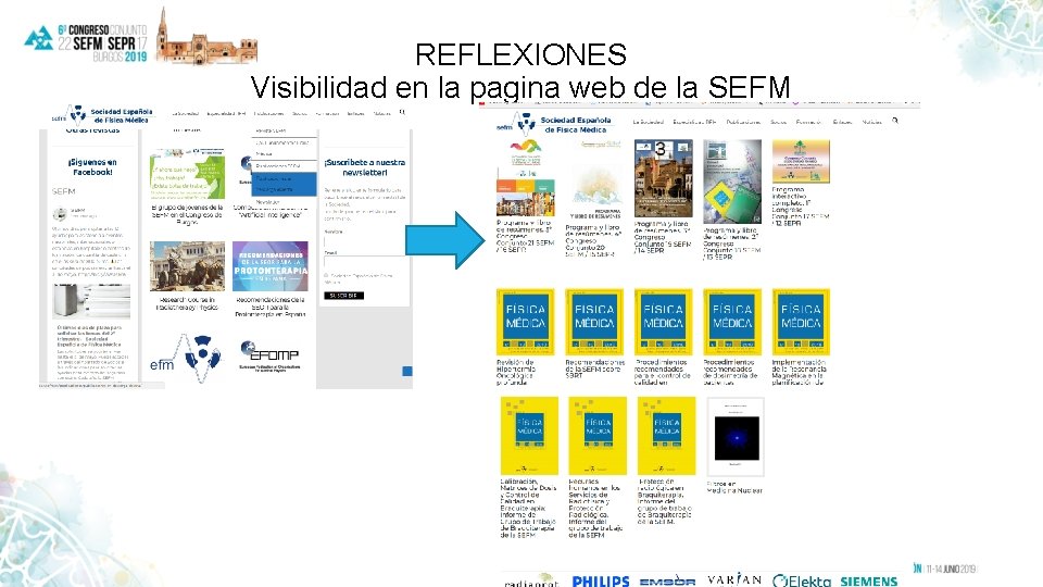 REFLEXIONES Visibilidad en la pagina web de la SEFM 