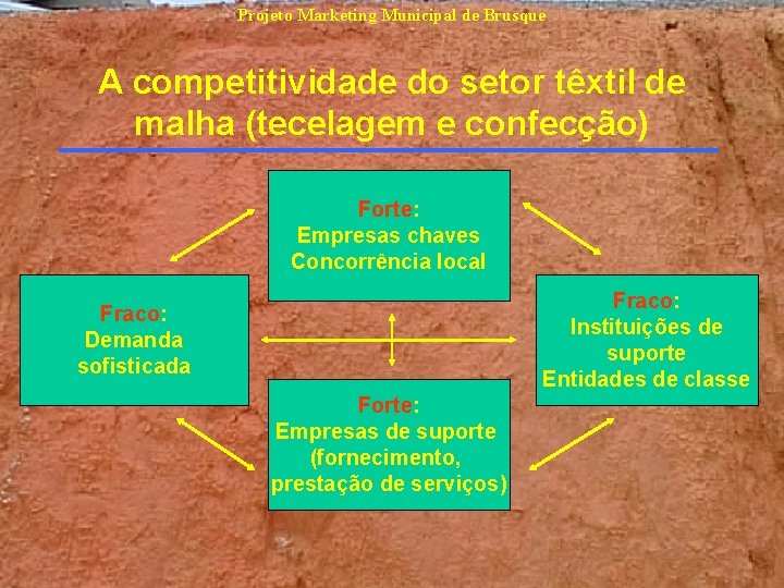 Projeto Marketing Municipal de Brusque A competitividade do setor têxtil de malha (tecelagem e Projeto Marketing Municipal de Brusque A competitividade do setor têxtil de malha (tecelagem e