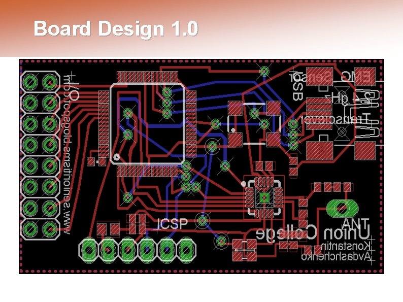 Board Design 1. 0 Creating Parts Auto-route woes Rejection, nonconformism 