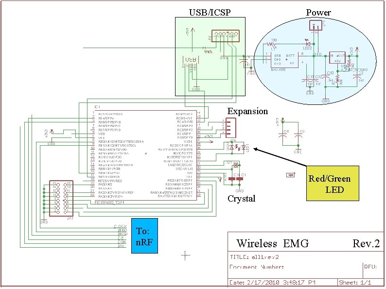 Schematic Rev. 2 USB/ICSP Frames Power/Icsp/USB/Con trol Expansion Crystal PLL Page 1 Power Expansion