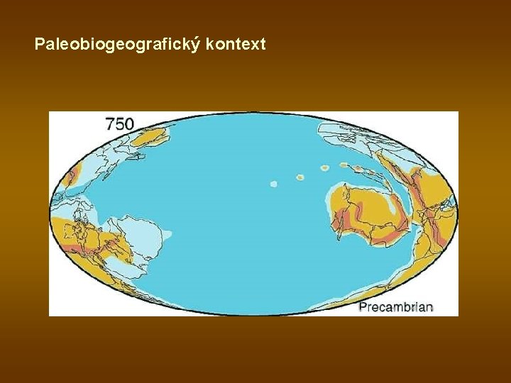 Paleobiogeografický kontext 