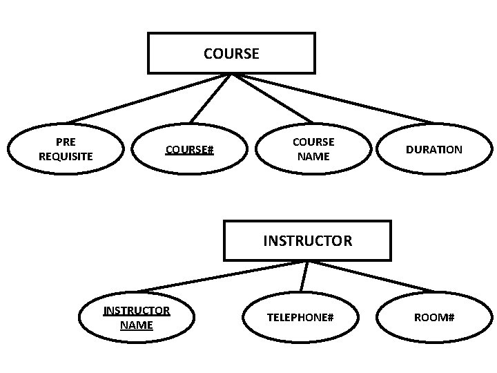 COURSE PRE REQUISITE COURSE# COURSE NAME DURATION INSTRUCTOR NAME TELEPHONE# ROOM# 