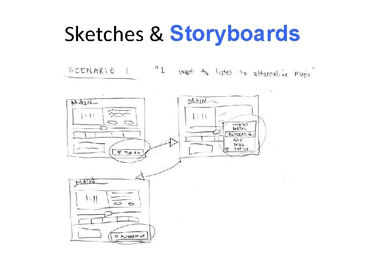 Sketches & Storyboards 