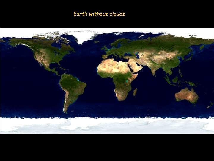 Earth without clouds 