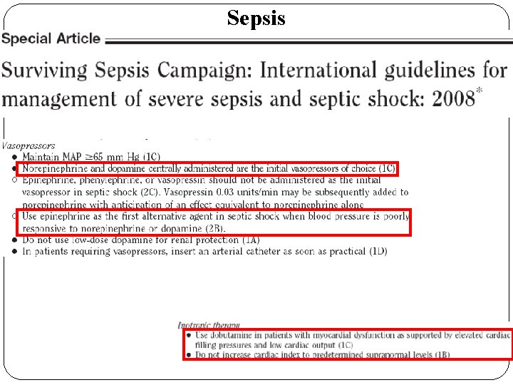 Sepsis 