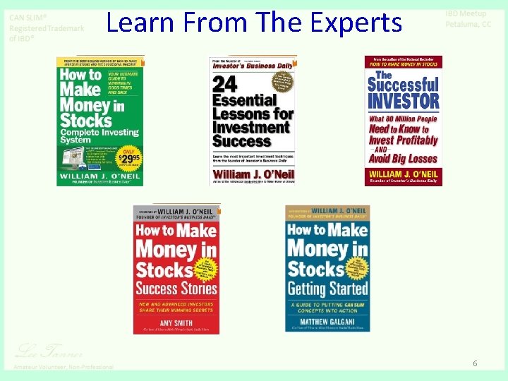 Learn From The Experts 6 