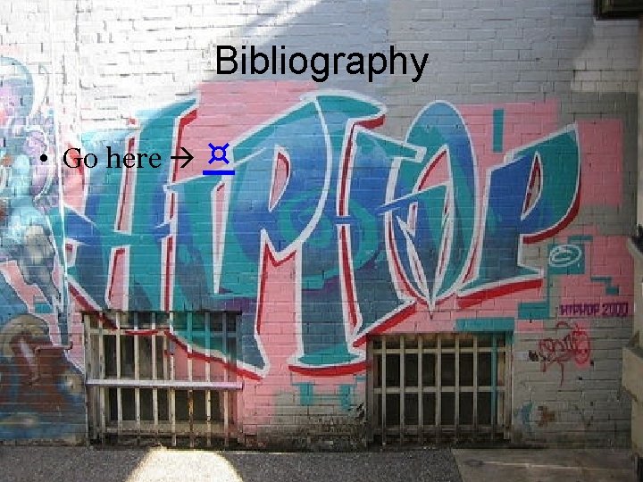 Bibliography • Go here ¤ 