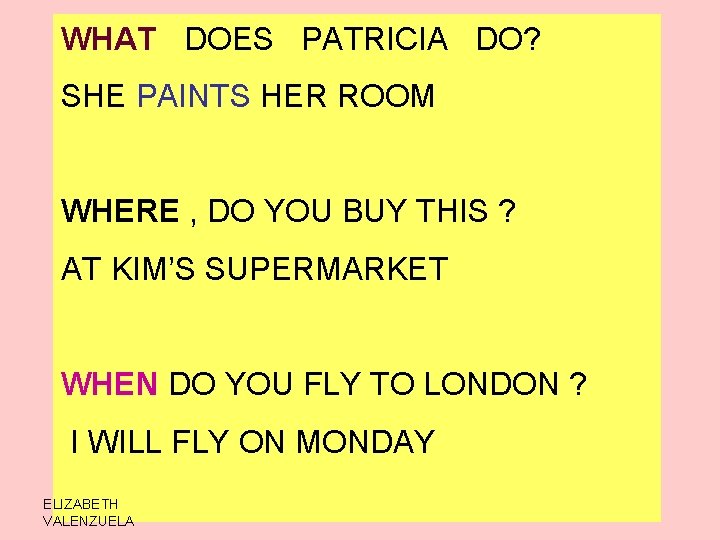WHAT DOES PATRICIA DO? SHE PAINTS HER ROOM WHERE , DO YOU BUY THIS