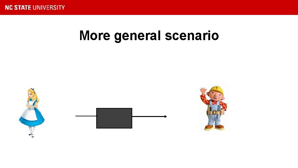 More general scenario 