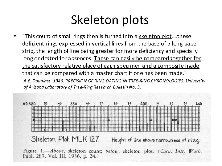 Skeleton plots • “This count of small rings then is turned into a skeleton