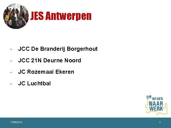 JES Antwerpen - JCC De Branderij Borgerhout - JCC 21 N Deurne Noord -