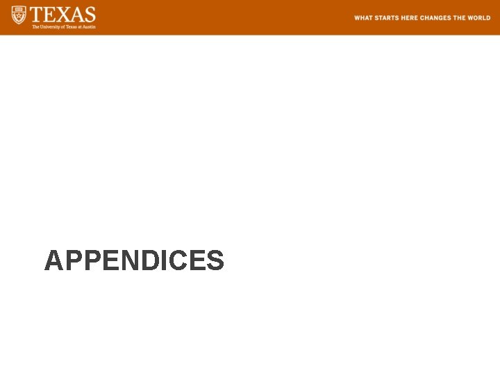 APPENDICES 
