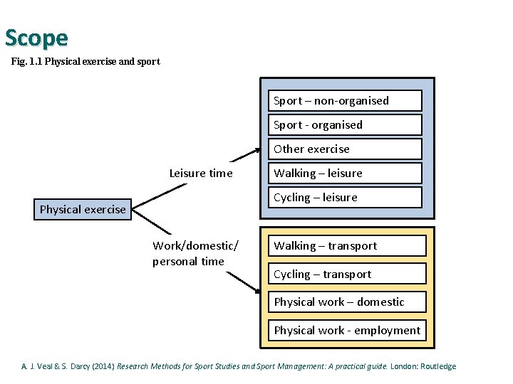 Scope Fig. 1. 1 Physical exercise and sport Sport – non-organised Sport - organised