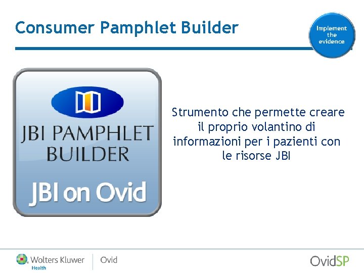 Consumer Pamphlet Builder Strumento che permette creare il proprio volantino di informazioni per i