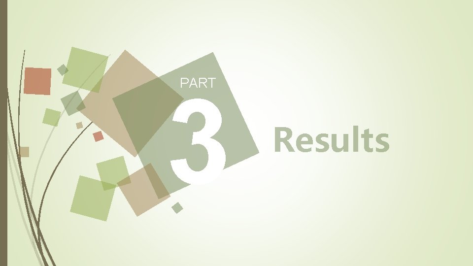 PART 3 Results 