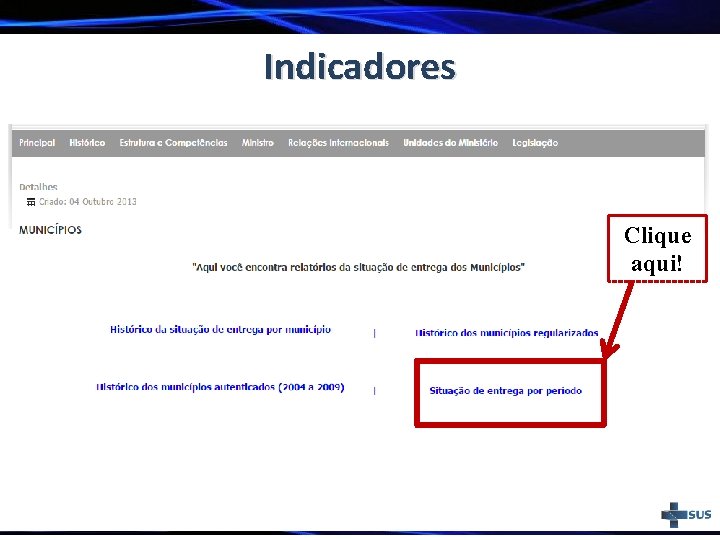 Indicadores Clique aqui! 