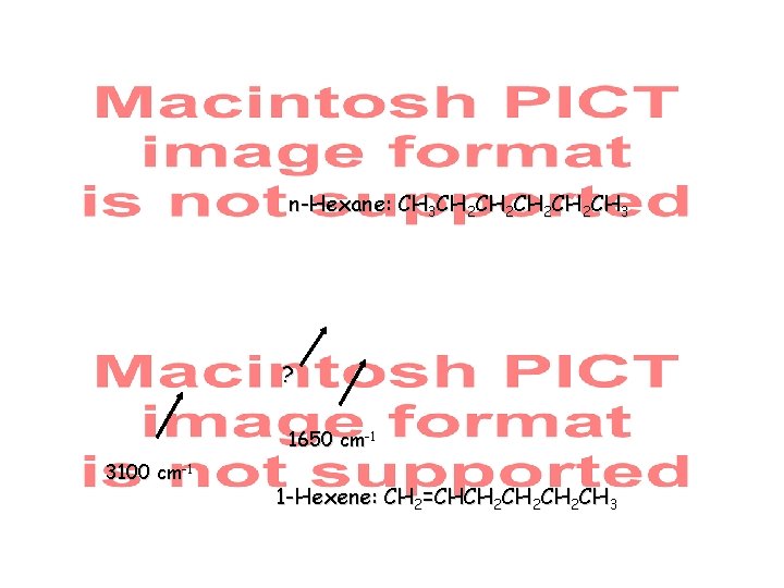 n-Hexane: CH 3 CH 2 CH 2 CH 3 ? 1650 cm-1 3100 cm-1