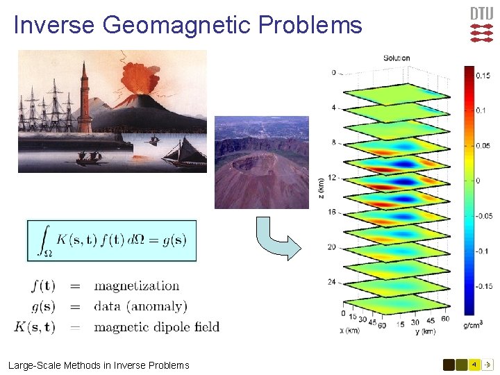 Inverse Geomagnetic Problems Large-Scale Methods in Inverse Problems 4 