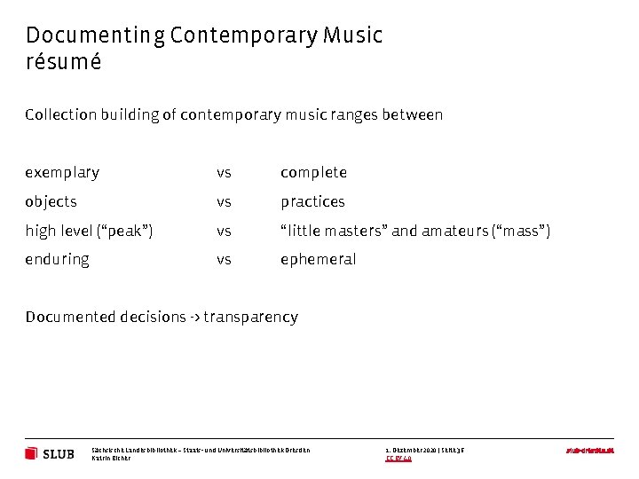 Documenting Contemporary Music résumé Collection building of contemporary music ranges between exemplary vs complete