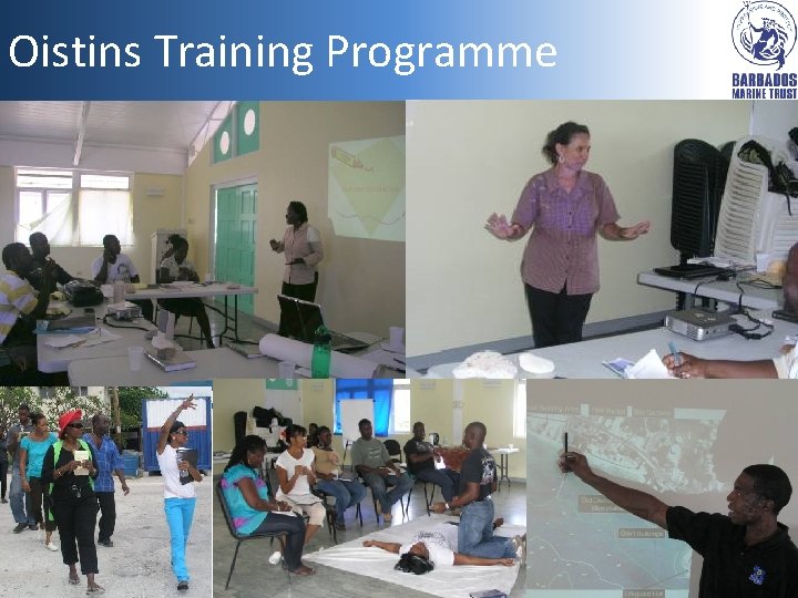 Oistins Training Programme Ms. Carol Smith delivers a presentation on Customer Service and Communication
