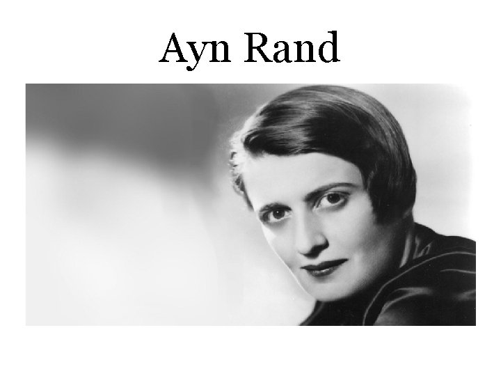 Ayn Rand 