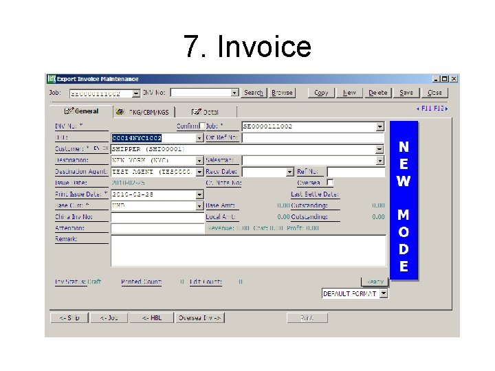 7. Invoice 