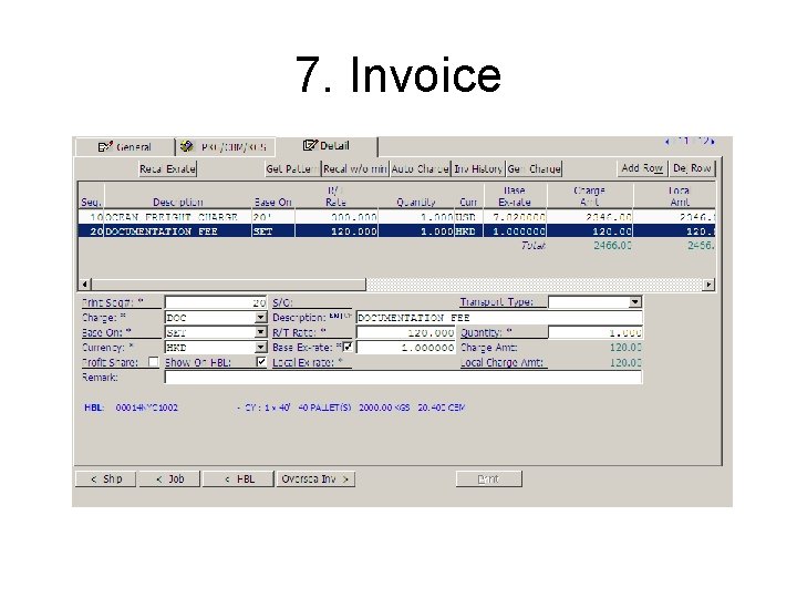 7. Invoice 